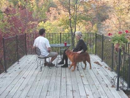 Relaxing On The Deck