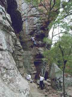 Climbers At Sam's Throne